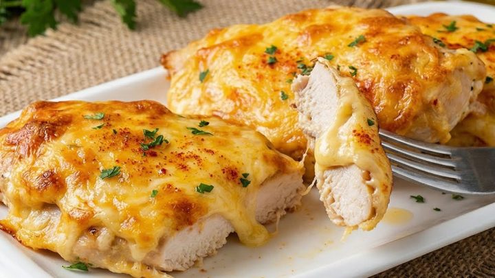 Kuřecí plátek pod sýrovou čepicí