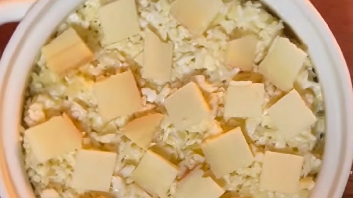 Květákový nákyp se sýrem a brambory