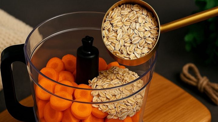 Mrkvové placky s ovesnými vločkami