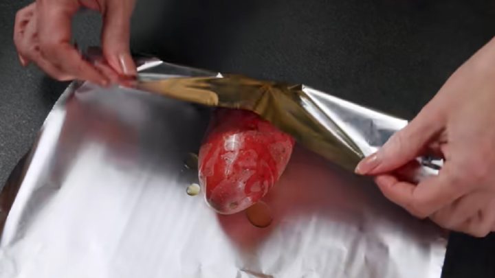 Pečené brambory plněné slaninovou směsí