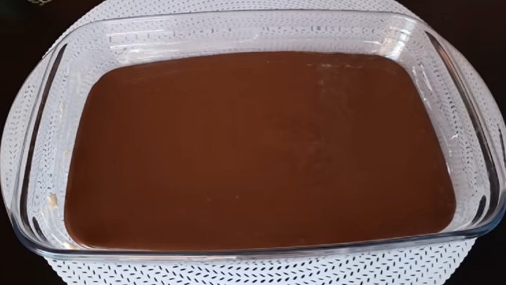 Čokoládový koláč „8 lžic“ s vanilkou