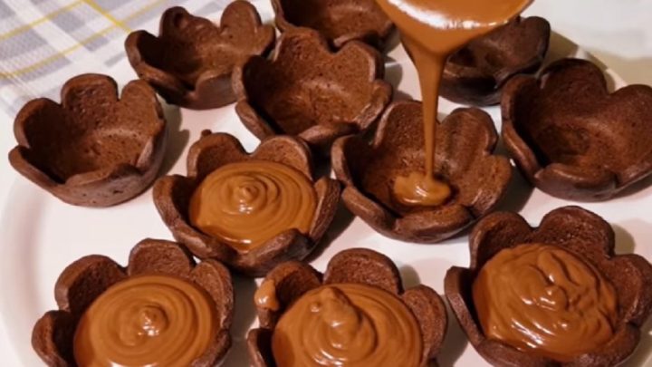 Jednoduché kakaové košíčky s vanilkou