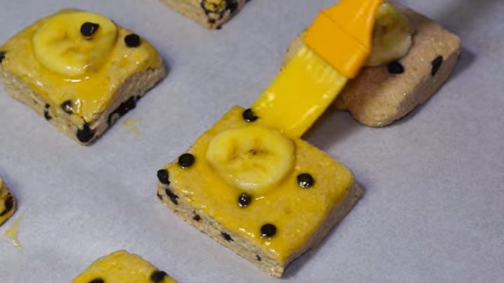 Zdravé banánové sušenky s čokoládou