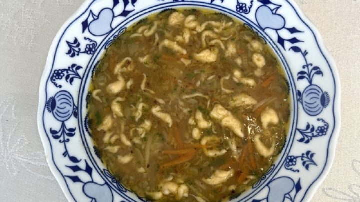 Rychlá kmínová polévka s kapáním Rychlá kmínová polévka s kapáním