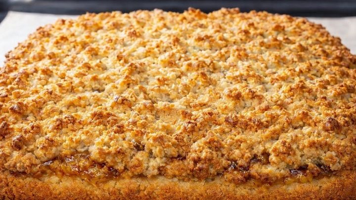 Rychlý tvarohový koláč s jablky