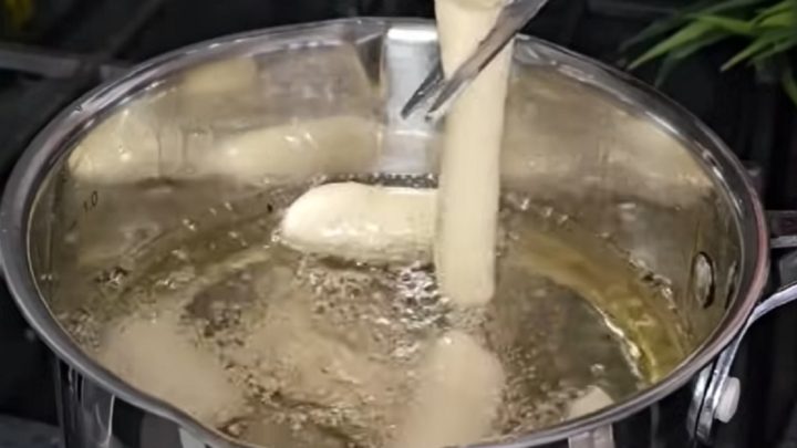 Smažené pomerančové obláčky s jogurtem