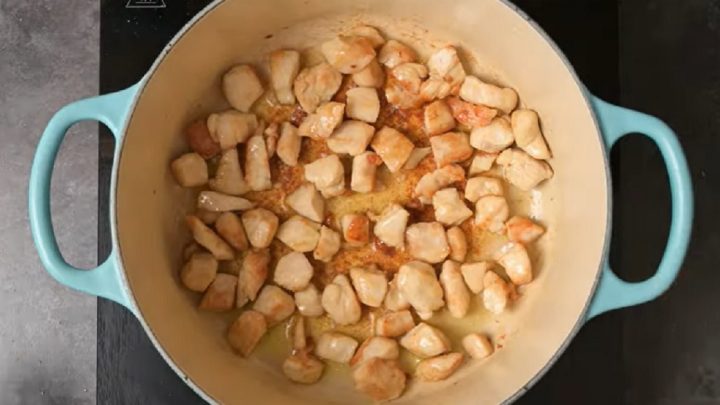 Krémové orzo s kuřecím masem