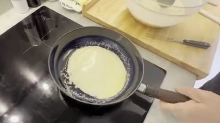 Zapečené palačinky plněné tvarohem