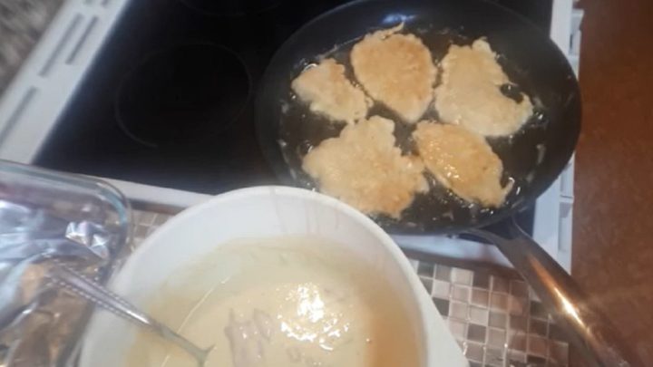 Řízečky v palačinkovém těstíčku