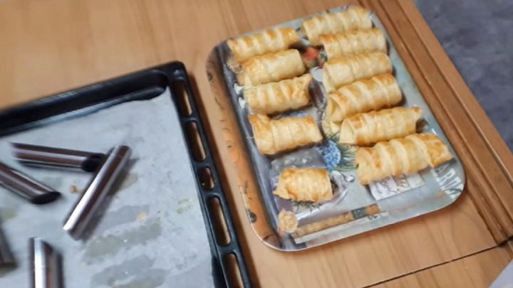 Rychlé kremrole z listového těsta