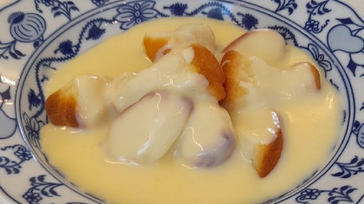 Kynuté dukátové buchtičky s krémem