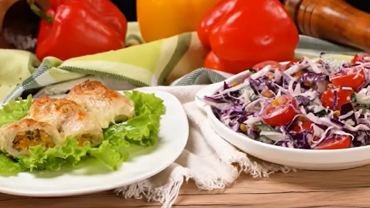 Zapečené miniroládky s mozzarellou