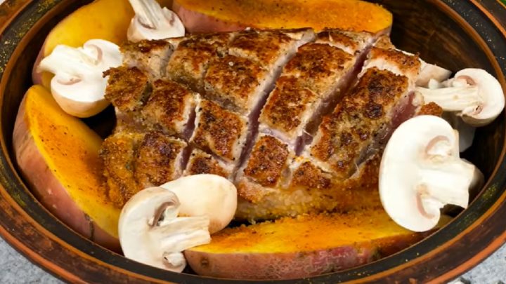 Vepřová pečeně na medu a hořčici