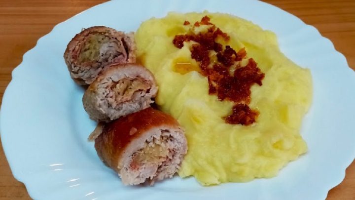 Závitky plněné kyselým zelím a slaninou