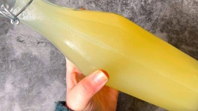 Citrónový probiotický nápoj ze 4 surovin