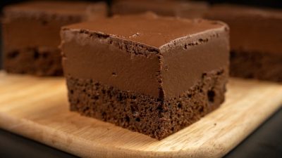 Čokoládové kostky bez cukru s jogurtem