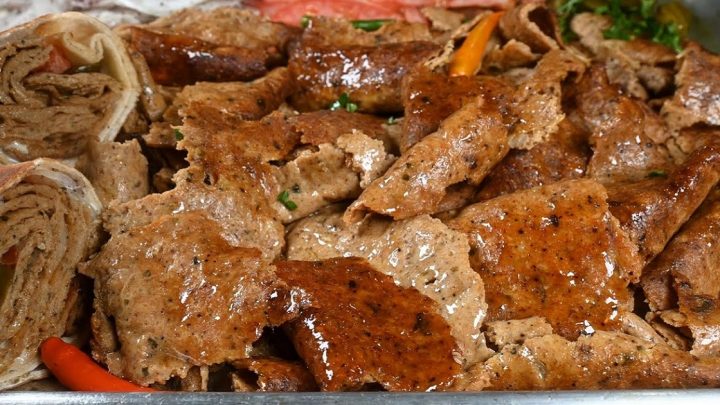 Domácí kebab pečený v troubě Domácí kebab pečený v troubě