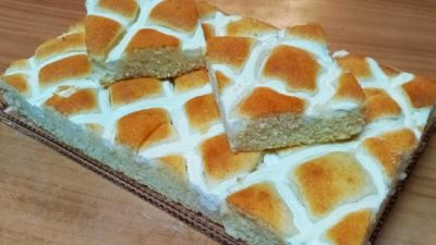 Hrnková prošívaná deka s tvarohem