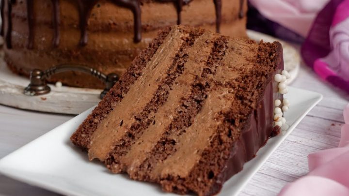 Kakaový dort s čokoládovým krémem