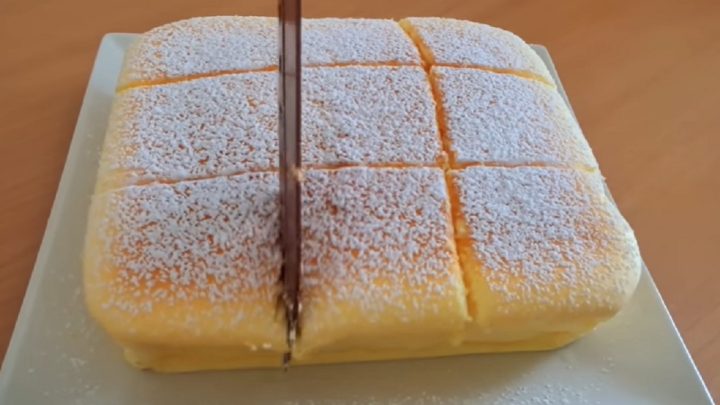 Pomerančový koláč s jogurtem a vanilkou