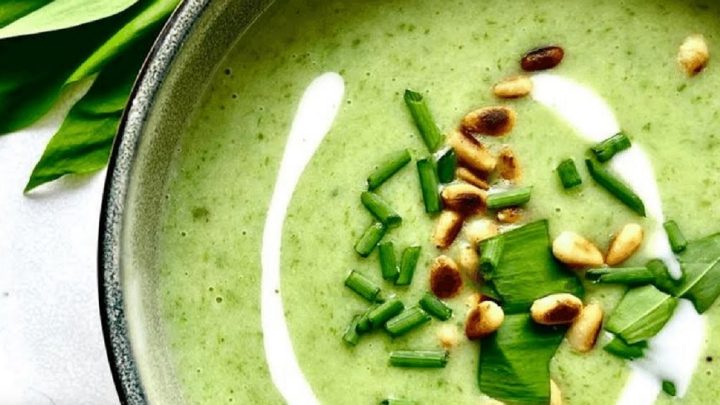 Krémová polévka z medvědího česneku Krémová polévka z medvědího česneku