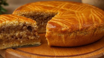 Maďarský ořechový koláč s marmeládou