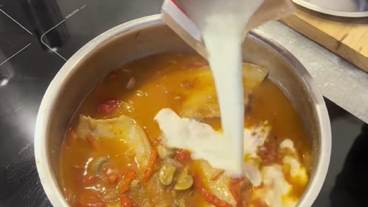 Novohradský vepřový plátek se zeleninou