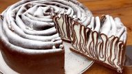 Nepečený zebra dort s jemným krémem