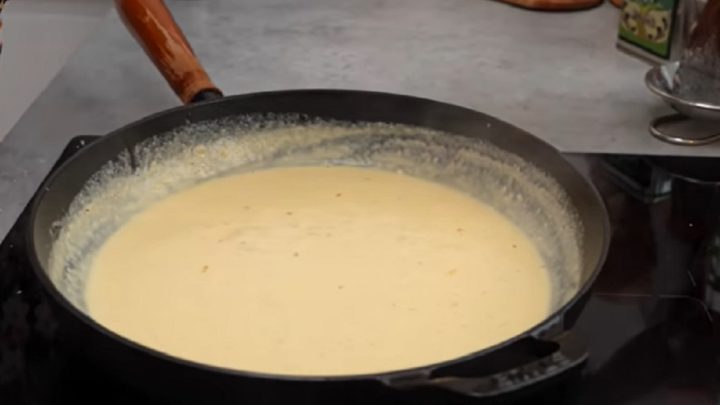 Kuřecí plátky v parmezánové omáčce