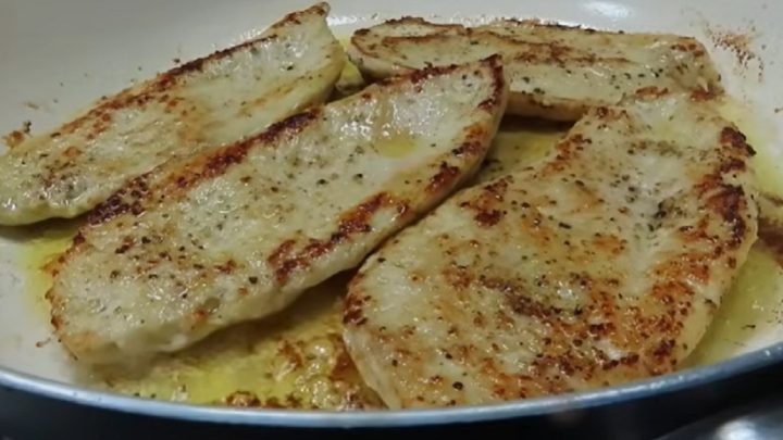 Rychlé kuřecí plátky v parmezánové omáčce