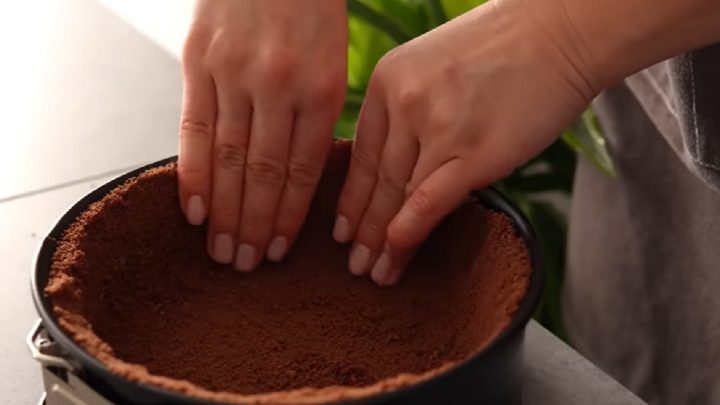 Pečený čokoládový cheesecake s vanilkou