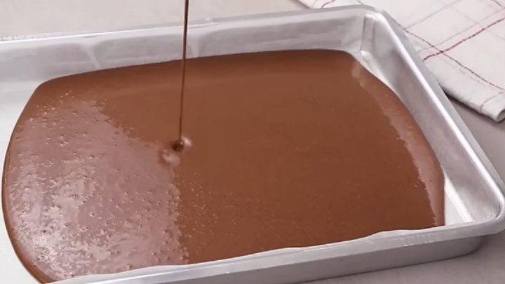 Kakaová střecha s čokoládovým krémem