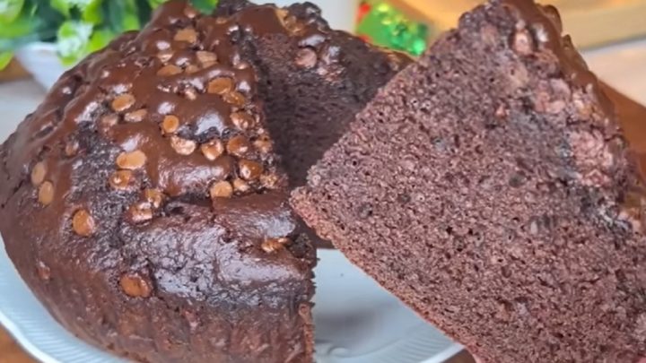 Rychlá čokoládová buchta s mlékem