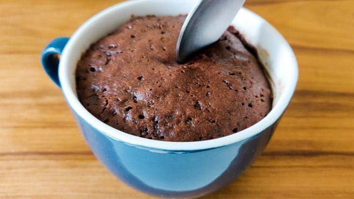 Rychlý dortík z mikrovlnky s čokoládou