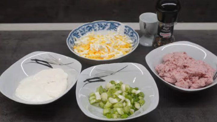 Rychlá šunková pomazánka s vejci