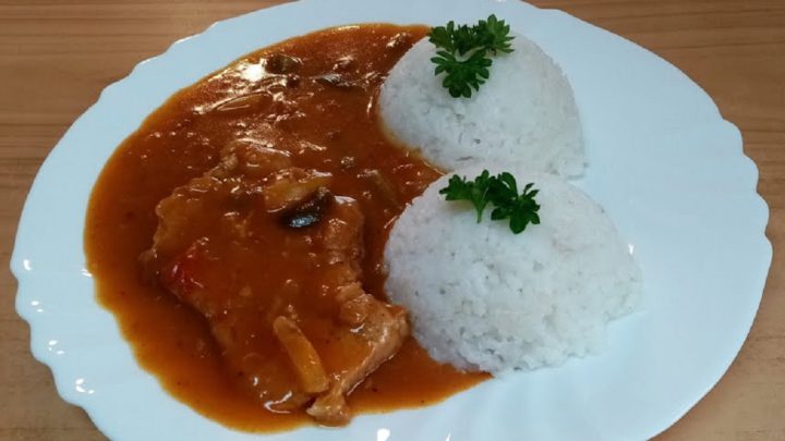 Vepřové plátky na srbský způsob Vepřové plátky na srbský způsob