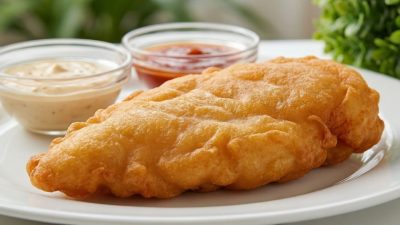 Vepřový řízek v těstíčku s majoránkou