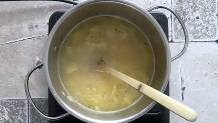 Krémová polévka z medvědího česneku