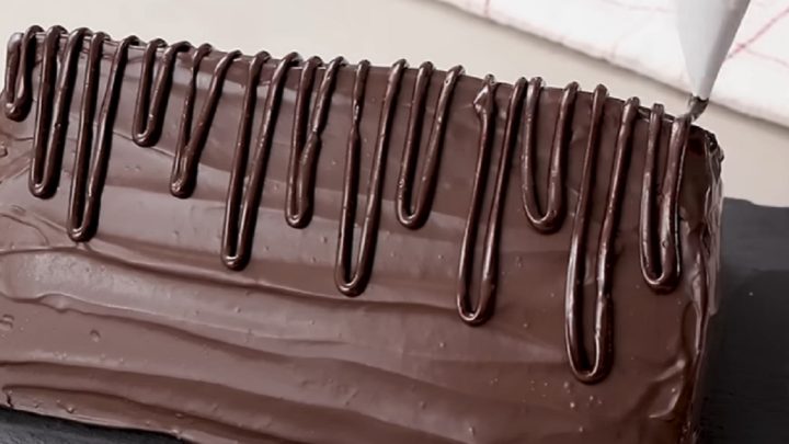 Kakaová střecha s čokoládovým krémem