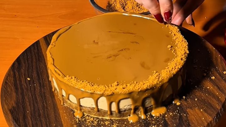 Lotus cheesecake bez pečení s vanilkou