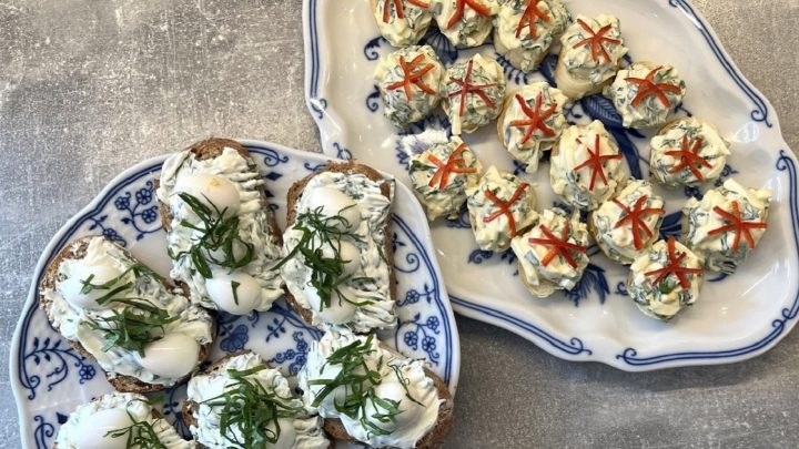 2 rychlé pomazánky s medvědím česnekem