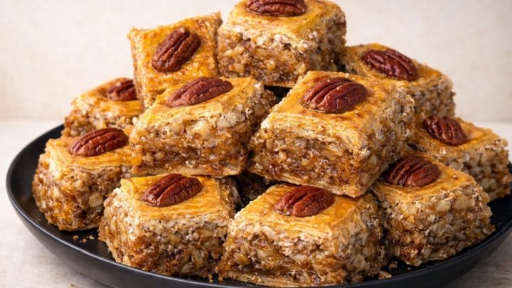 Baklava s vlašskými ořechy a medem