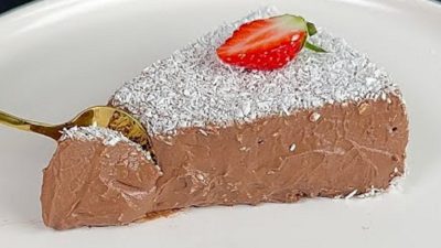 Čokoládový dort bez pečení s kokosem