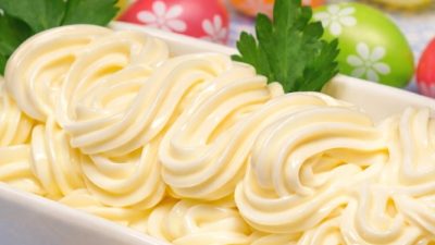 Domácí majonéza z vařených vajec