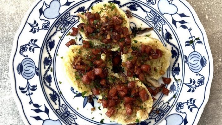 Horácké knedlíky s anglickou slaninou