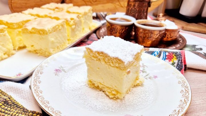 Jednoduché řezy s vanilkovým krémem