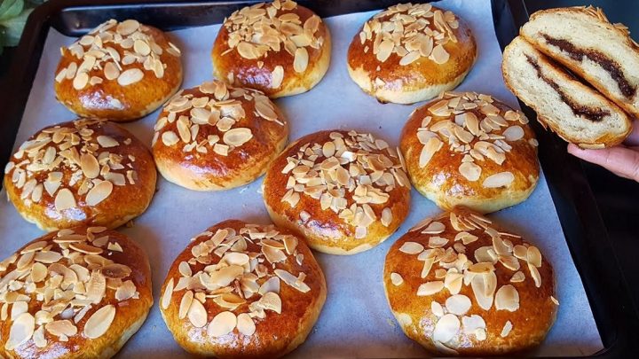 Koláčky s Nutellou z kynutého těsta