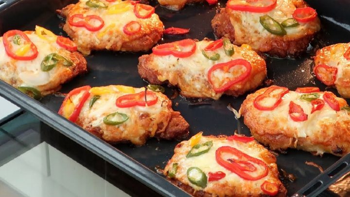 Kotlety po zbojnicku se sýrem a zeleninou