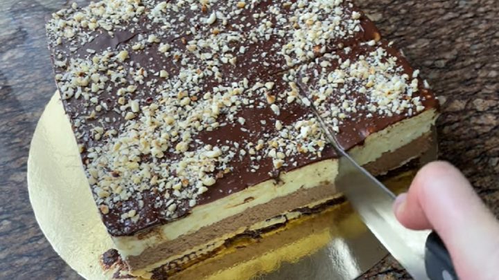 Nepečené Kinder bueno řezy s Nutellou