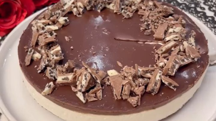 Nepečený mascarpone dort s čokoládou